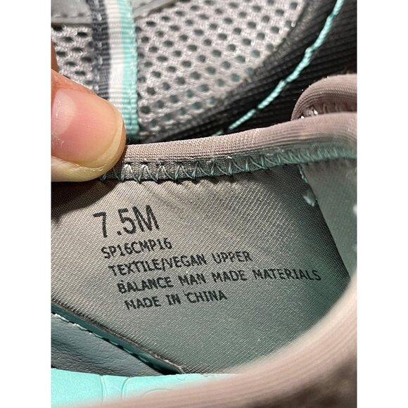 Jsport by Jambu Water-Ready Slip-On Women Shoes 7.5M Gray/Teal Mesh Vegan Upper - Picture 7 of 13